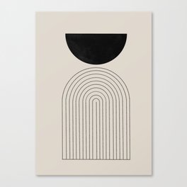 Arch, geometric modern art Canvas Print