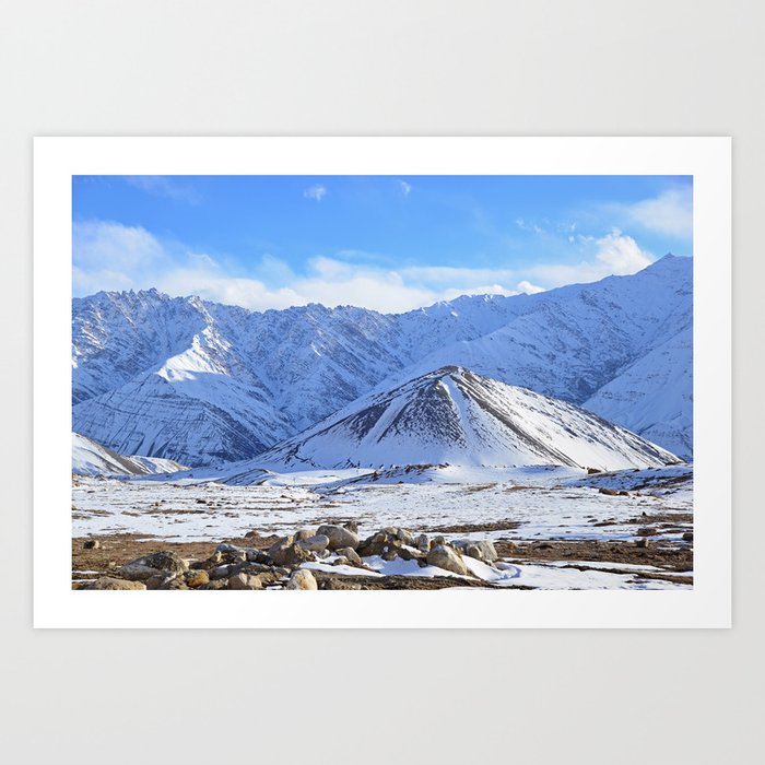 Beautiful Winter Season Landscape Art Print By Aptine Society6