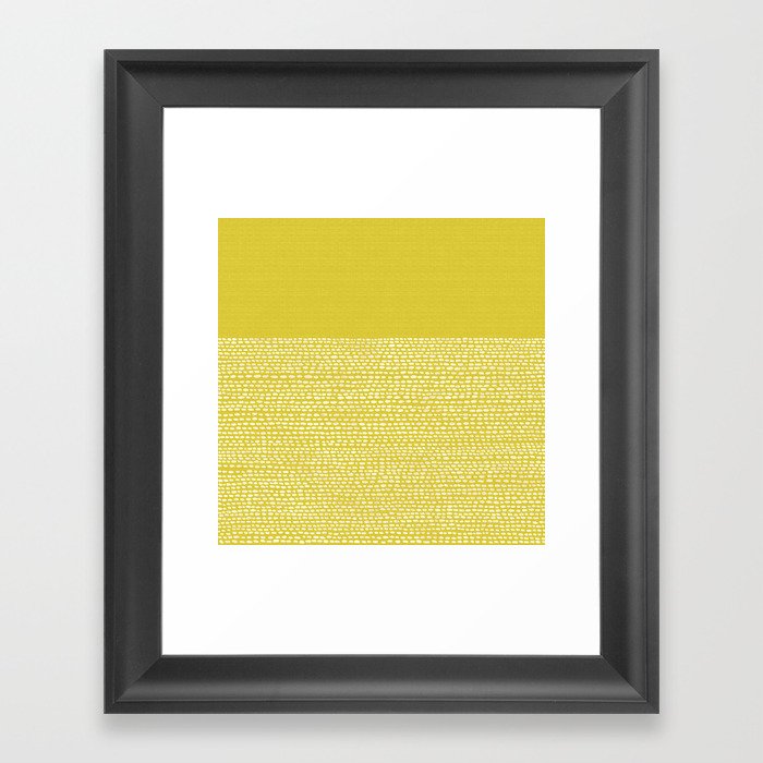 Riverside(Yellow) Framed Art Print
