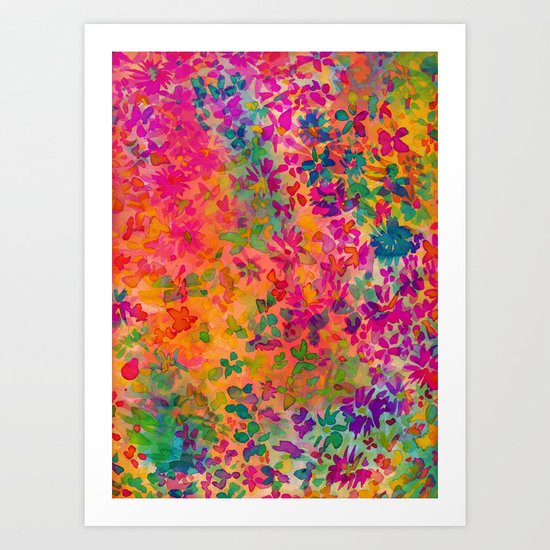 Flora Art Print