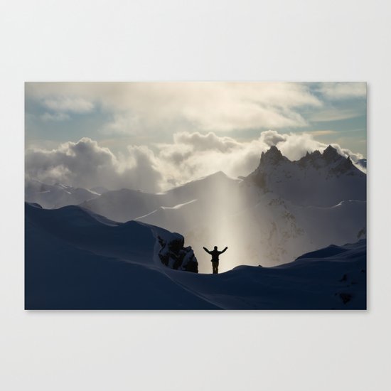 Alpine Praise #1 Canvas Print