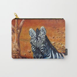 Berny the Zebra Carry-All Pouch