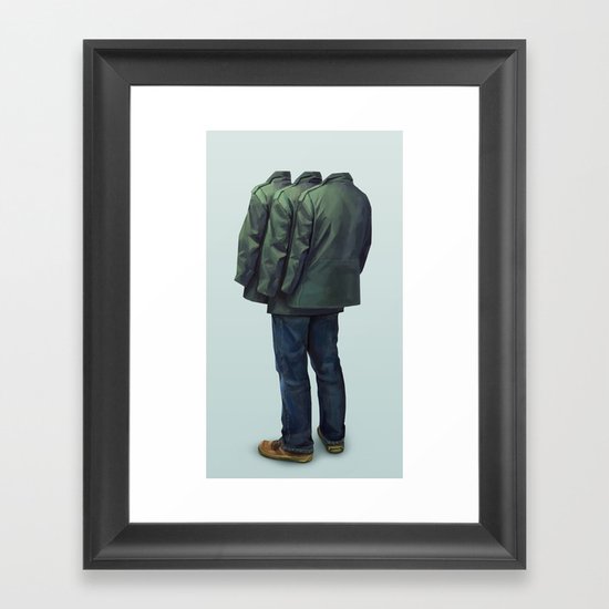 Surrounded Framed Art Print