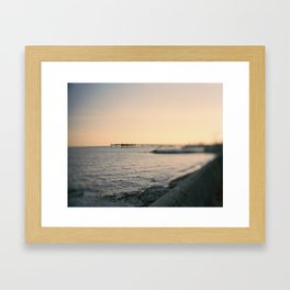 Toronto Island Pier Framed Art Print