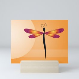 Dragonfly wrap - right Mini Art Print