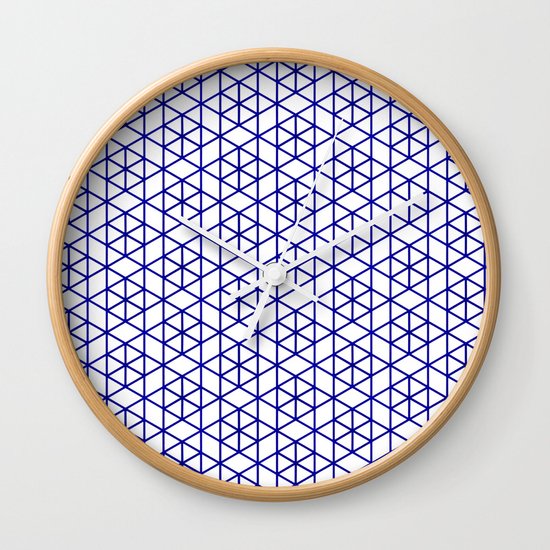 Karthuizer Blue & White Pattern Wall Clock