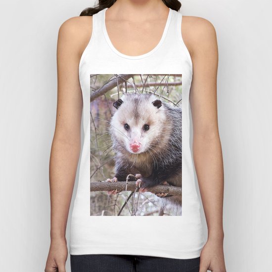Possum Staredown Unisex Tank Top