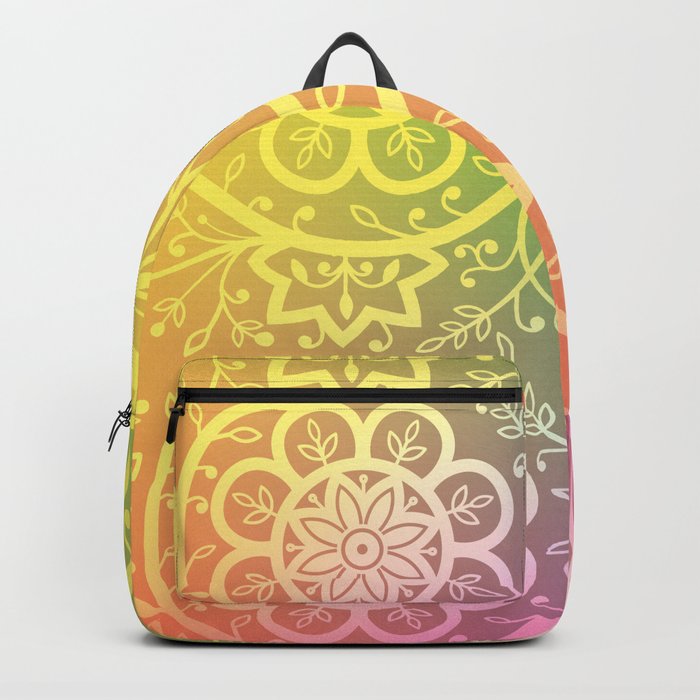 Beautiful indian floral pattern Backpack