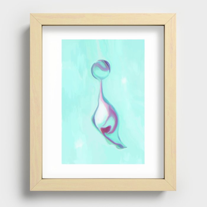 Shell & Marble Recessed Framed Print