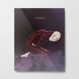 Amnesia Metal Print | Emotion, Graphicdesign, Digitalart, Poster, Vintage, Retro, Escapist, 3D, Surrealism, Amnesia 
