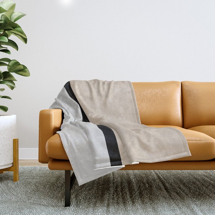 Gray and tan throw blanket clearance