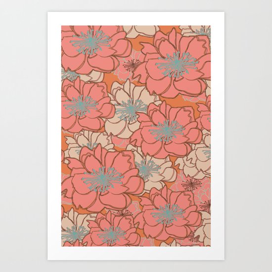 Loud Floral Art Print