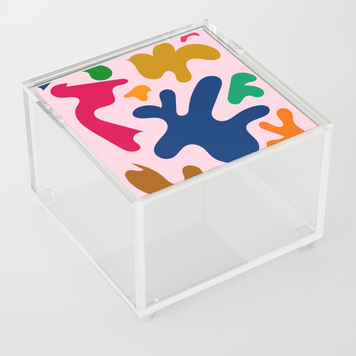 16  Henri Matisse Inspired 220527 Abstract Shapes Organic Valourine Original Acrylic Box