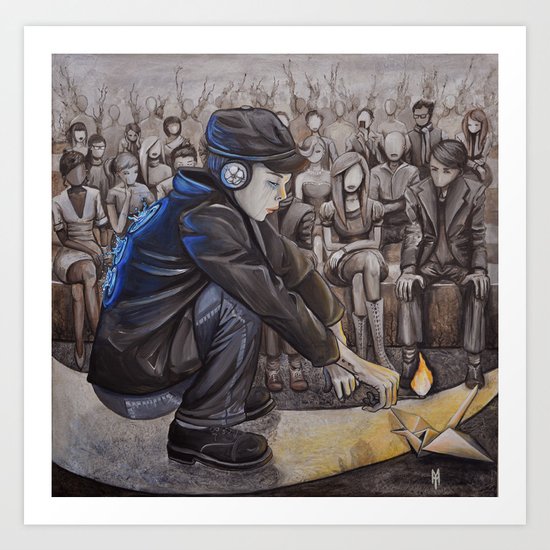 Audience 1 Art Print