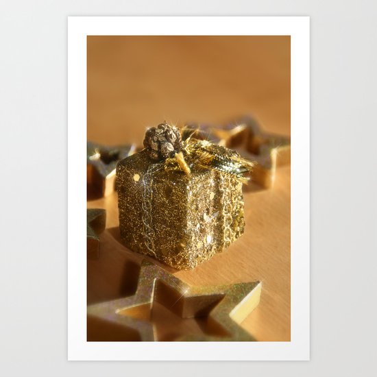 GOLDEN XMAS Art Print