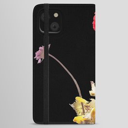 Poppy and wildflowers iPhone Wallet Case