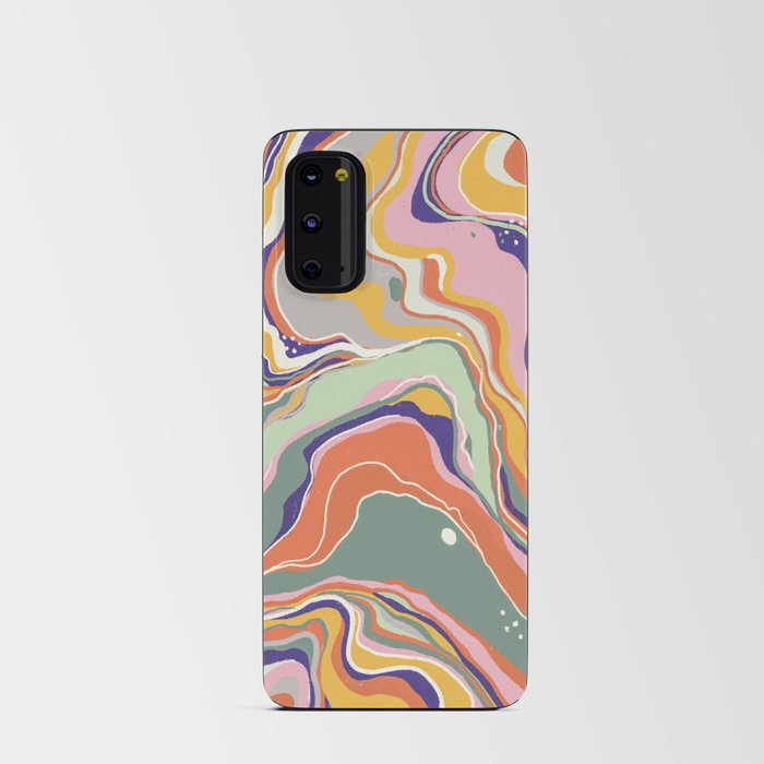 Retro marble #1 Android Card Case