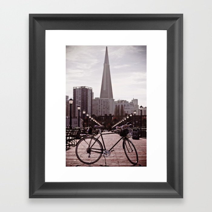 San Francisco Bike Framed Art Print
