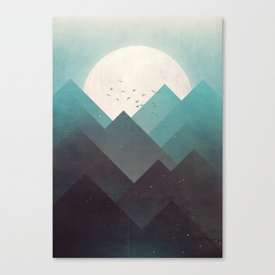 Ice Lands Canvas Print