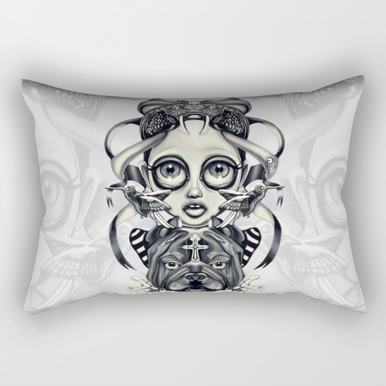 "Tattoeums III" Rectangular Pillow