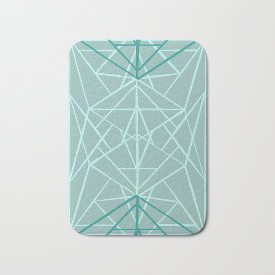Geometric Sketches 3 Bath Mat
