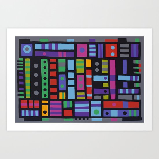 Find there a frog Art Print