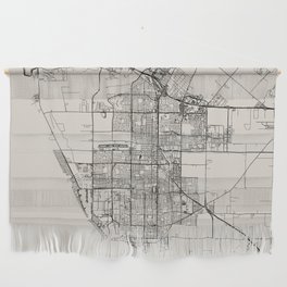 USA, Oxnard City Map Drawing Wall Hanging