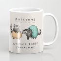 Raccoons Wearing Baggy Pantaloons Coffee Mug