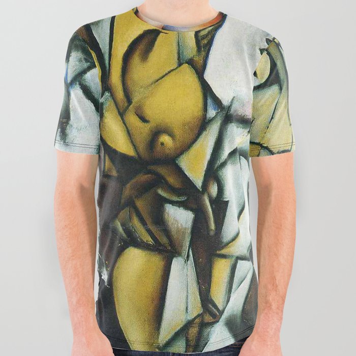 Adam and Eve (1912) by Marc Chagall Artist Marc Chagall paintings All Over Graphic Tee