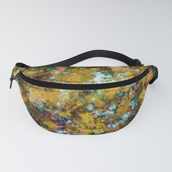 Damp mould leaves and wood Fanny Pack