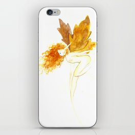 Autumn fairy iPhone Skin