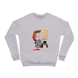 abstract collage Crewneck Sweatshirt