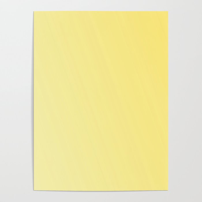 Solid Light Yellow Poster