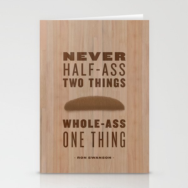 Whole-Ass One Thing Stationery Cards