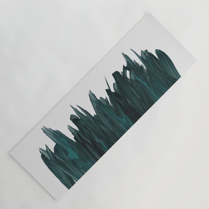 Abstract Minimalism 3 Minimal Ink Decor Art Society6 Yoga Mat By Anitabellajantzart
