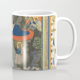 Master of the Dominican Effigies - The Nativity with the Annunciation to the Shepherds Coffee Mug