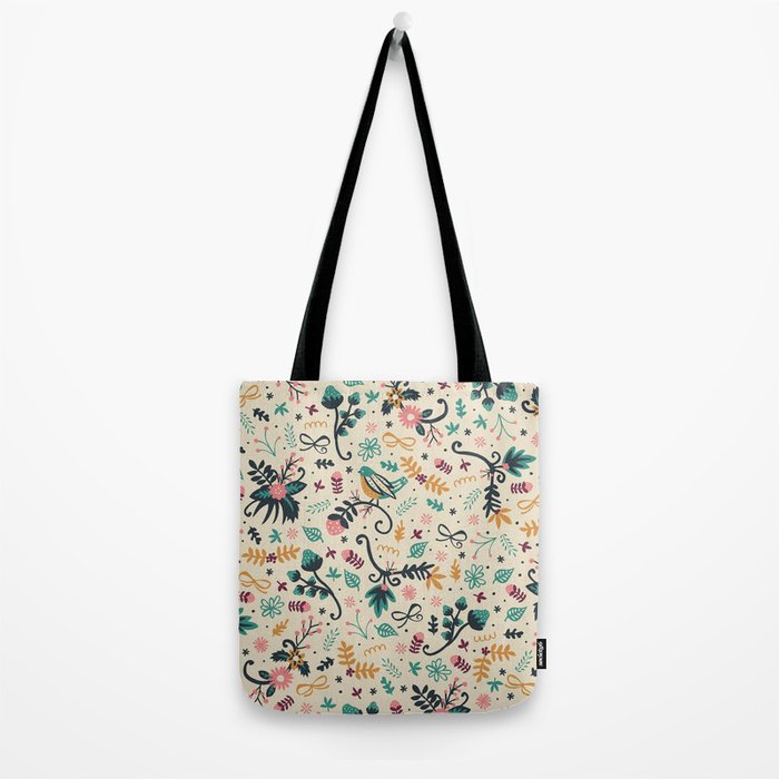 Deck the Halls Tote Bag by poppyred | Society6