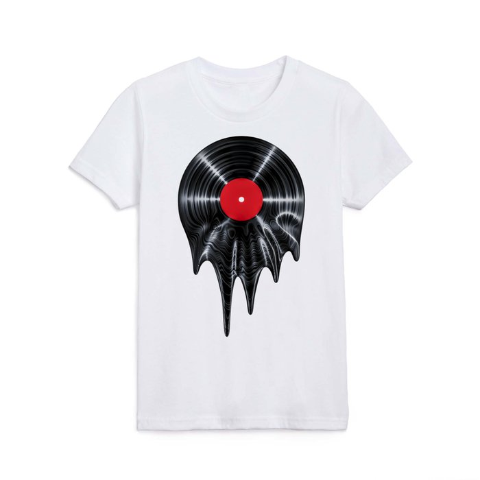 Melting vinyl / 3D render of vinyl record melting Kids T Shirt