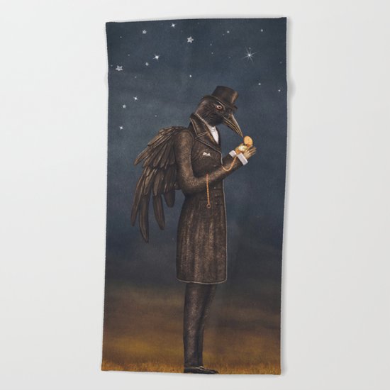 Even miracles take a little time. Beach Towel