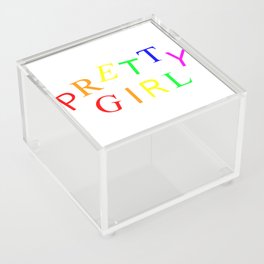 pretty girl Acrylic Box