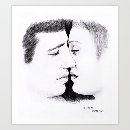 OH L'AMOUR Art Print