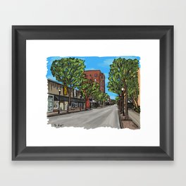 Chestnut Street - Lower Block Framed Art Print