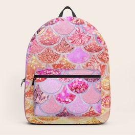pink mermaid backpack