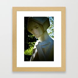 Scarred Angel Framed Art Print