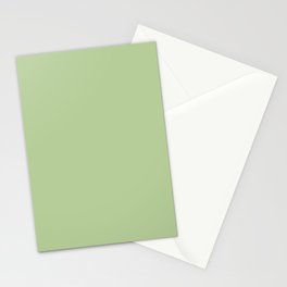 White Grape Green Stationery Card