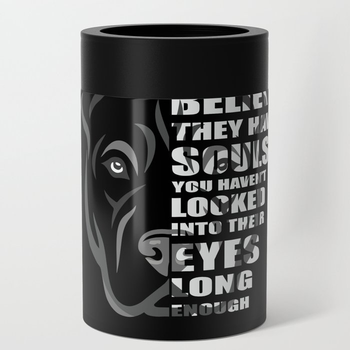 Pitbull soul design, gift for Pitbull lovers & rescuers Can Cooler
