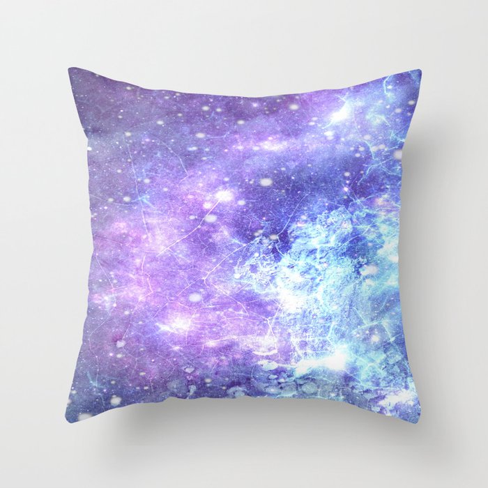 Grunge Galaxy Lavender Periwinkle Blue Throw Pillow By Me101 Society6 Grunge Galaxy Lavender Periwinkle Blue Throw Pillow