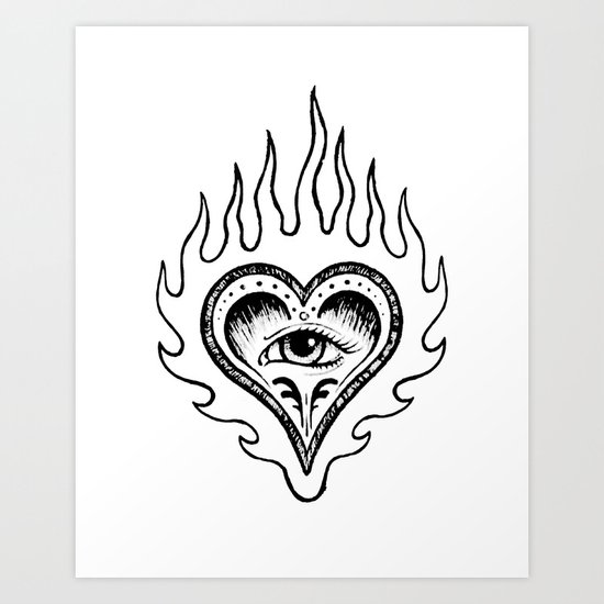 Sacred Heart Art Print