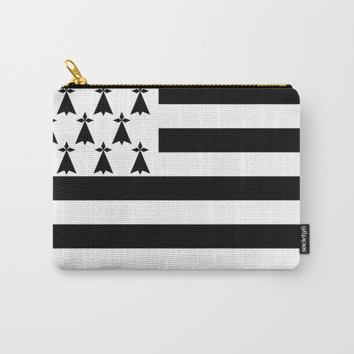 Flag of brittany Carry-All Pouch