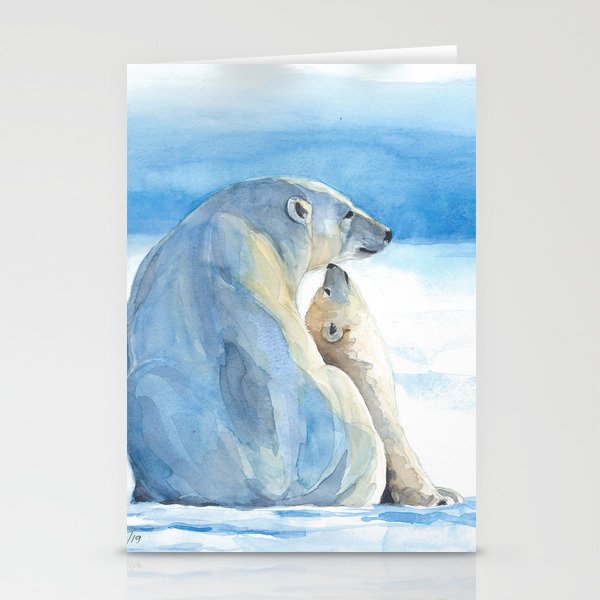 Polar Bear Love Stationery Cards By Kimberley0702 Society6